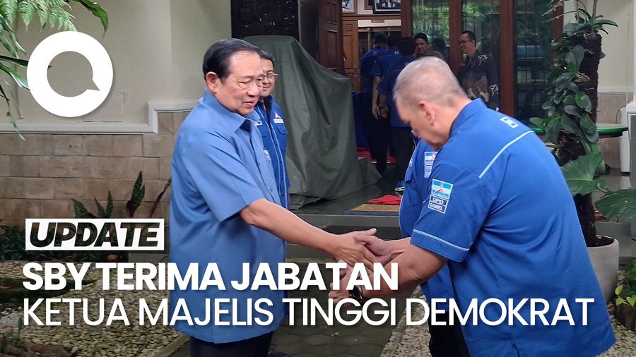 Video: SBY Terima Jabatan Ketua Majelis Tinggi Partai Demokrat 2025-2030