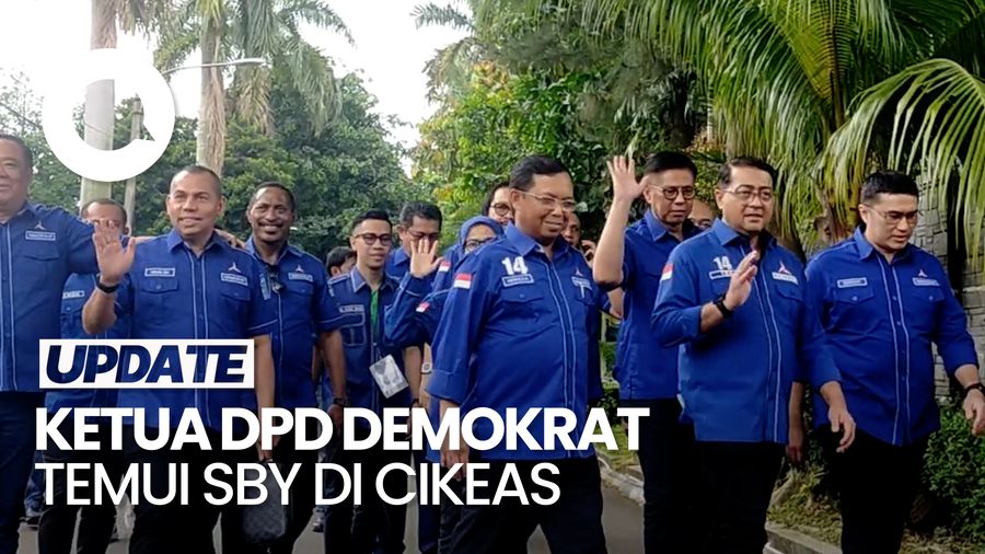 Video: 38 Ketua DPD Demokrat Temui SBY di Cikeas Jelang Kongres Partai