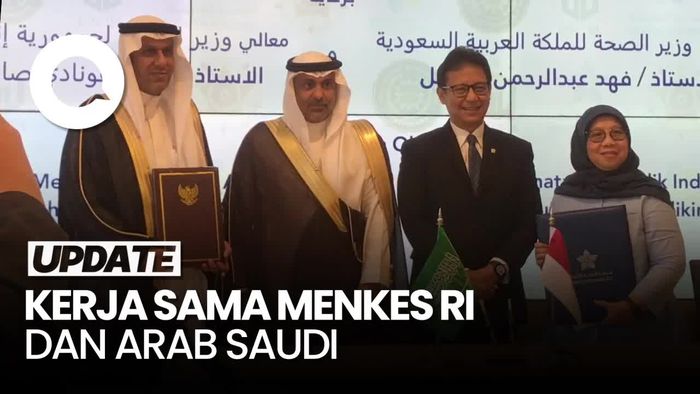 Video: Indonesia dan Saudi Teken MoU, Nakes RI Bakal Dikirim ke Sana