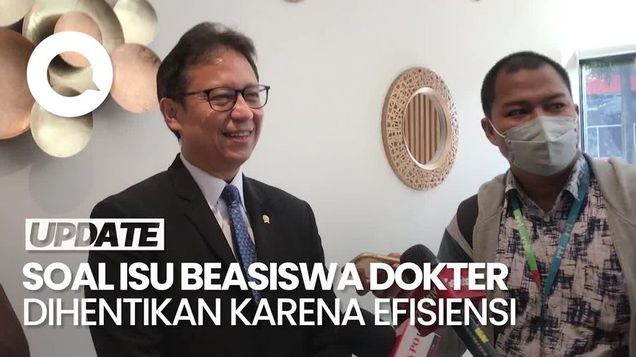 Video Menkes Budi soal Isu Beasiswa Dokter Dihentikan: Tetap Jalan Kok
