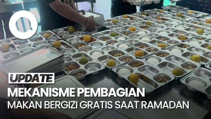 Video: Menu Makan Gratis saat Ramadan Berbeda, Makanan Lebih Tahan Lama