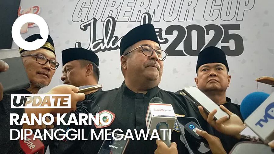 Video: Kata Rano Karno soal Dipanggil Megawati