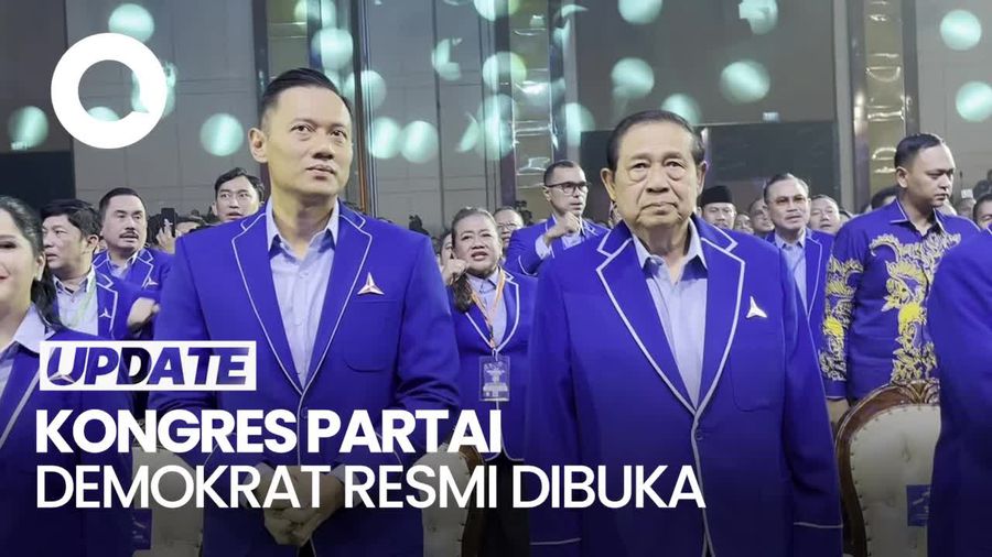 Video: AHY Resmi Buka Kongres VI Partai Demokrat