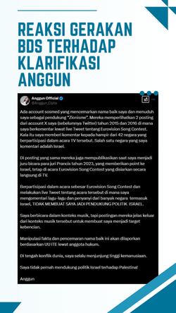 Video Klarifikasi Anggun soal Dituding Zionis Direspons Gerakan BDS Indonesia