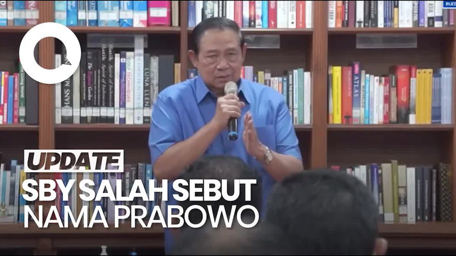 Video SBY Kepleset Lidah Sebut Presiden Prabowo Jadi Jokowi di Kongres Demokrat