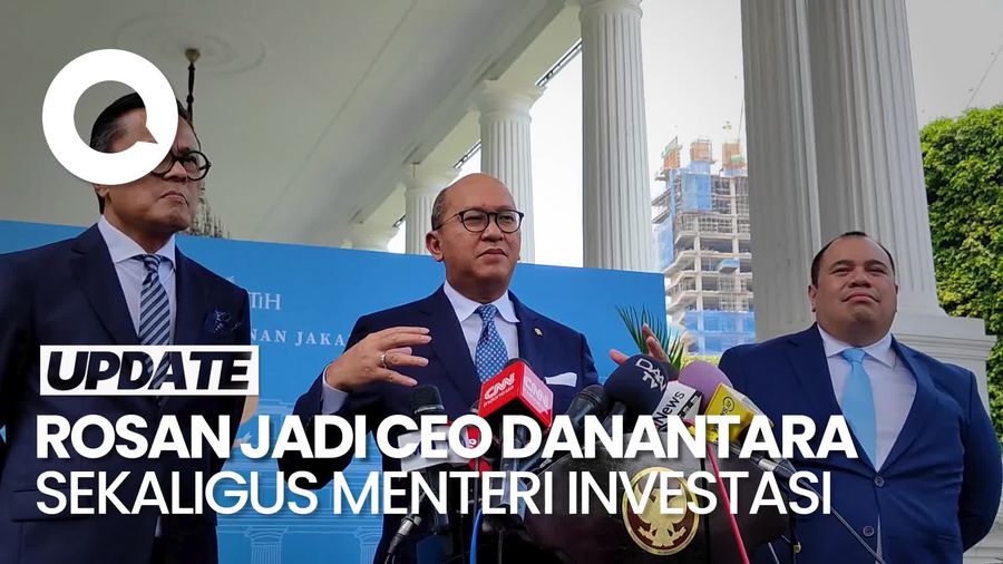 Video: Rosan Roeslani Jabat CEO Danantara Sekaligus Menteri Investasi