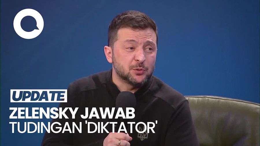 Video Balasan Zelensky Disebut Trump Diktator: Saya Presiden Dipilih Secara Sah
