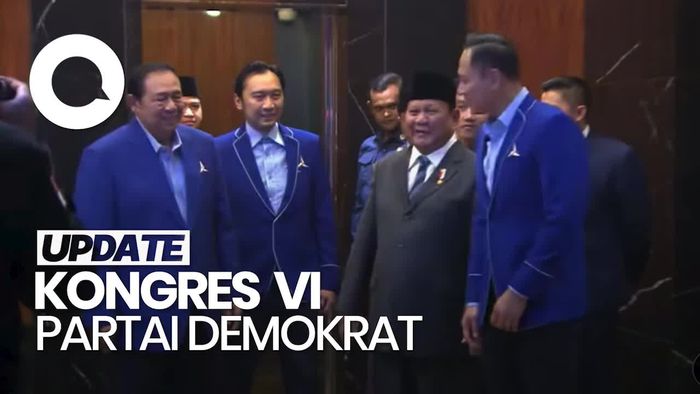 Video: Prabowo-Gibran Hadiri Penutupan Kongres VI Partai Demokrat