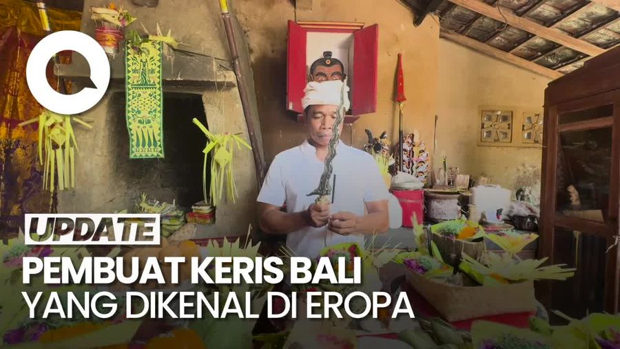 Video Pande Suardika, Pembuat Keris Asal Bali yang Diminati Pasar Eropa 