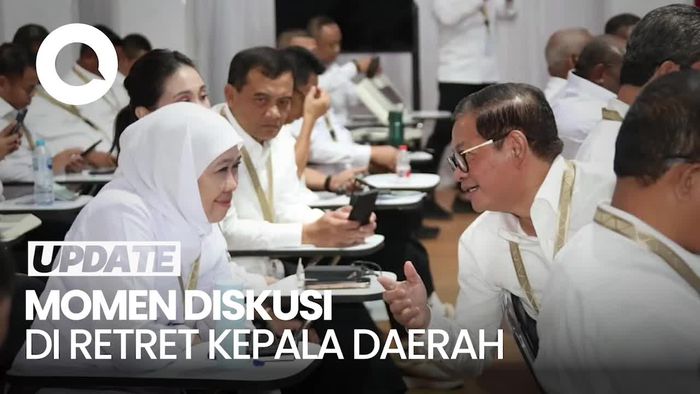 Video: Khofifah Unggah Momen Diskusi dengan Pramono di Retreat Kepala Daerah