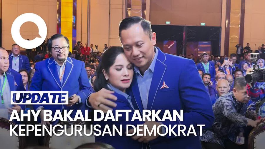 Video: Jadi Ketum Lagi, AHY Segera Daftarkan Kepengurusan Demokrat ke Kemenkum