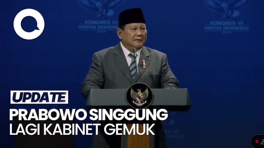 Video Prabowo soal Kabinet Gemuk: Kalau Banyak Orang Hebat, Kenapa?