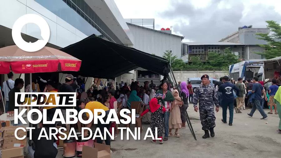 Video: CT ARSA Foundation-TNI AL Gelar Baksos di Pesisir Muara Angke