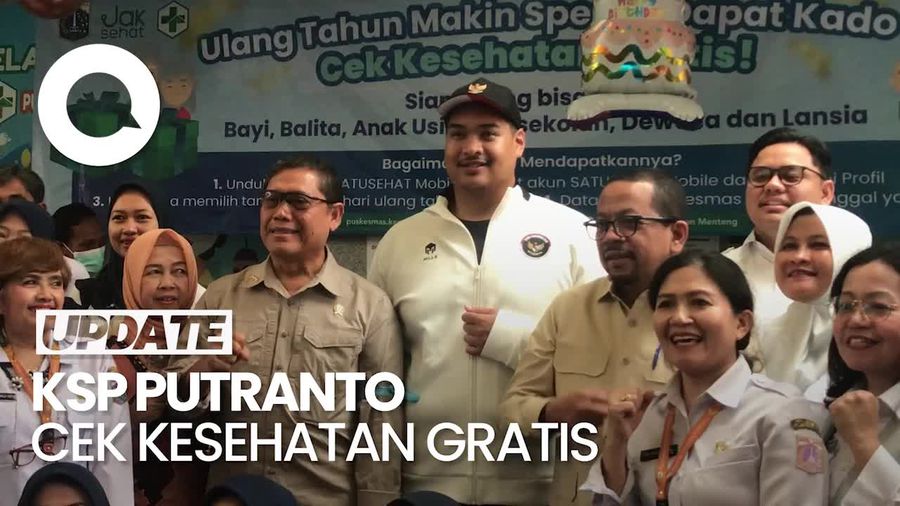 Video: Kata KSP Putranto Setelah Ikut Cek Kesehatan Gratis di Puskesmas