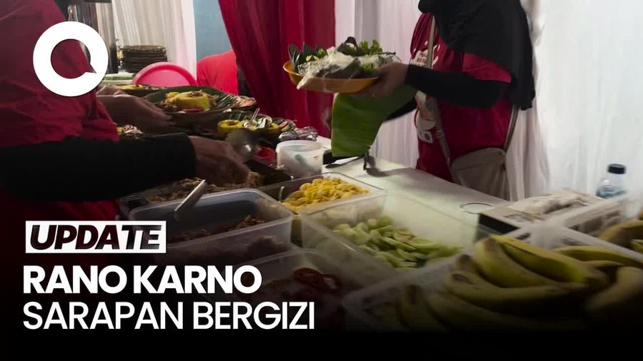 Video: Rano Karno Hadiri Sarapan Bergizi Gratis untuk Balita-Ibu Hamil
