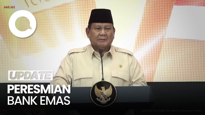 Video Prabowo Resmikan Bank Emas Pertama Indonesia