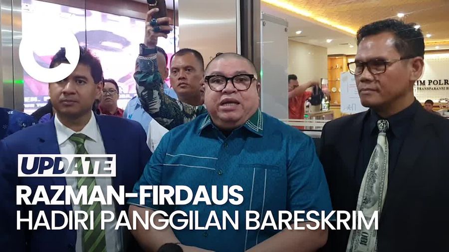 Video: Razman-Firdaus Penuhi Panggilan Bareskrim Buntut Kericuhan di PN Jakut