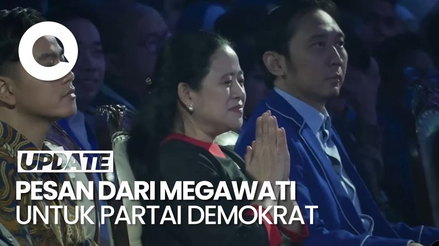 Video Puan Ungkap Pesan Megawati saat Hadiri Kongres Partai Demokrat