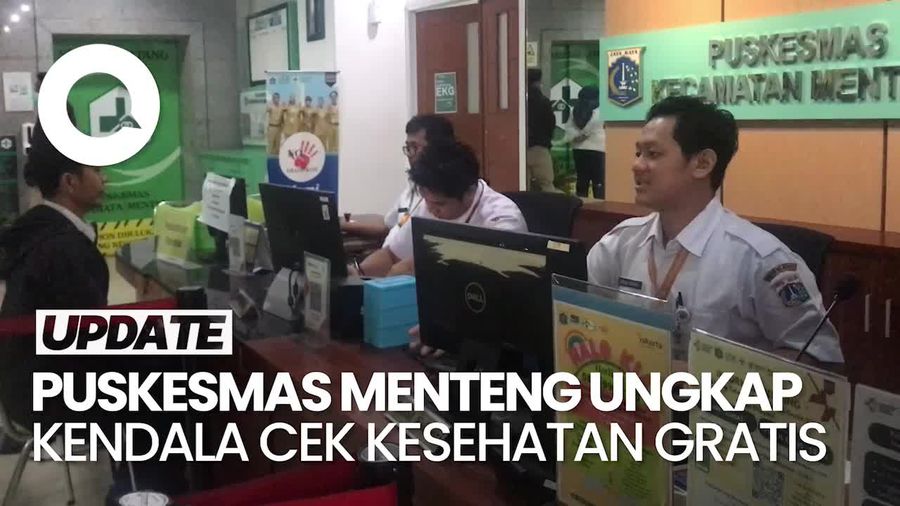 Video Kendala Puskesmas Menteng saat Cek Kesehatan Gratis: Aplikasi Down