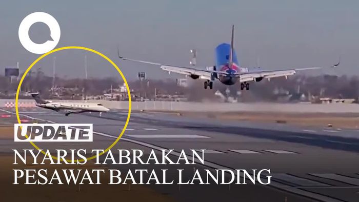 Video: Jejak Penerbangan Southwest Airlines Go-Around Karena Nyaris Tabrakan di Chicago