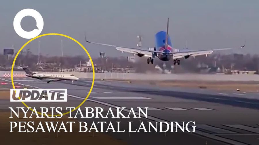 Video: Jejak Penerbangan Southwest Airlines Go-Around Karena Nyaris Tabrakan di Chicago