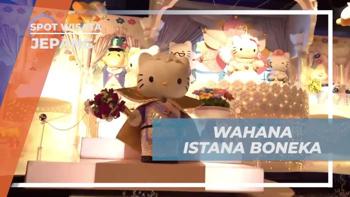 Menaiki Wahana Istana Boneka di Sanrio, Jepang
