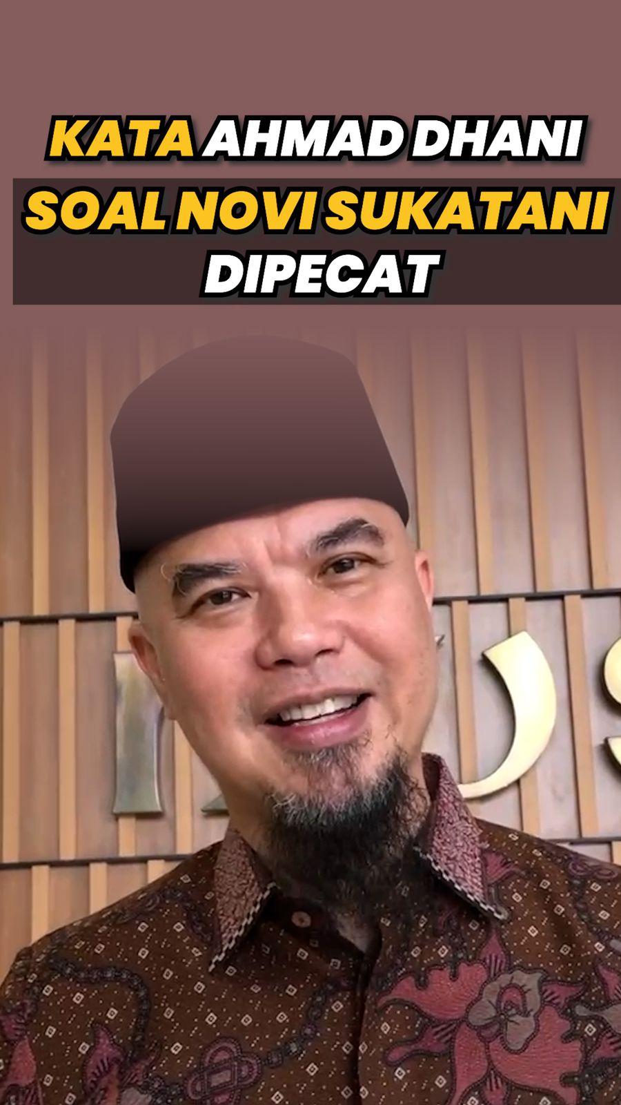 Video Ahmad Dhani Siap Pekerjakan Vokalis Sukatani Jadi Staf Ahli di DPR