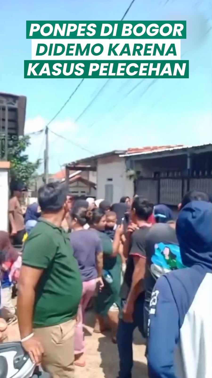 Video: Ponpes di Bogor Didemo Warga Karena Kasus Pelecehan Santri