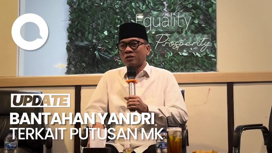 Video: Kata Mendes Yandri Seusai Disebut MK Cawe-cawe Menangkan Istri di Pilkada Serang