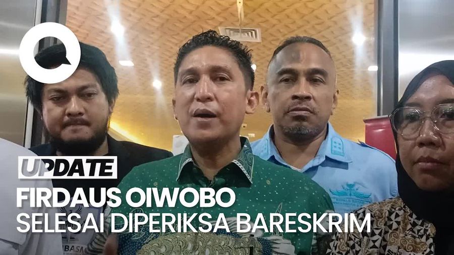 Video: Selesai Diperiksa, Firdaus Oiwobo Minta Maaf soal Ricuh di PN Jakut