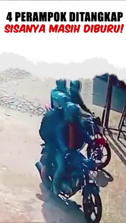 Video: Polisi Tangkap 4 Pelaku Perampokan Warung Kelontong di Muba Sumsel