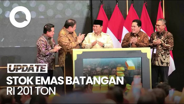 Video: Erick Thohir Sebut Stok Emas Batangan RI Masih Kalah dari Singapura