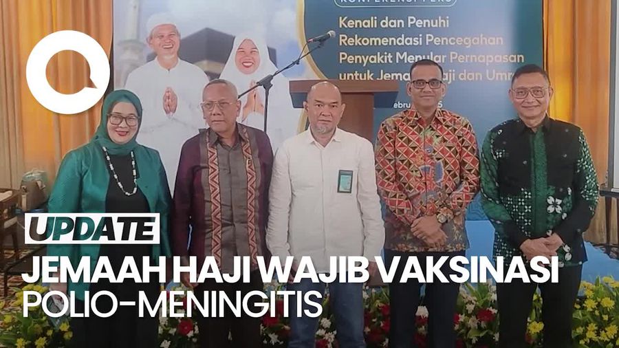 Video: Kemenkes Minta Calon Jemaah Haji Vaksinasi Polio dan Meningitis
