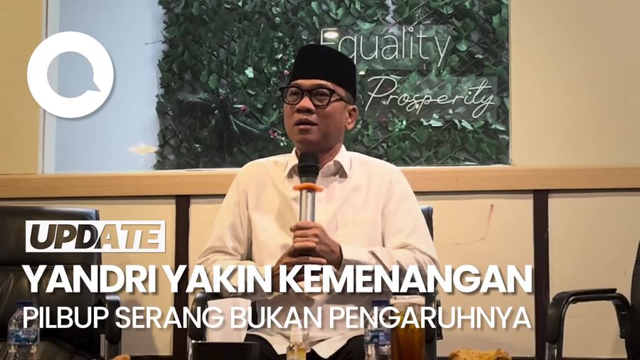 Video: Mendes Yandri Tepis Kemenangan Pilbup Serang karena Faktor Dirinya