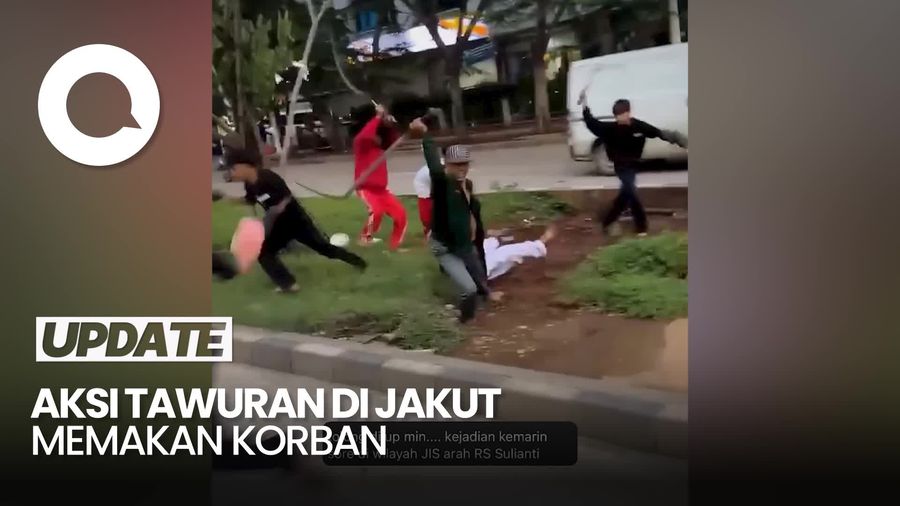 Video: Aksi Tawuran Remaja di Sunter Memakan Korban, 2 Pelaku Dibekuk