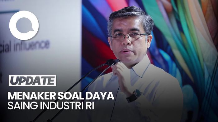 Video Menaker Sebut Daya Saing Industri RI Lebih Rendah dari Negara di ASEAN