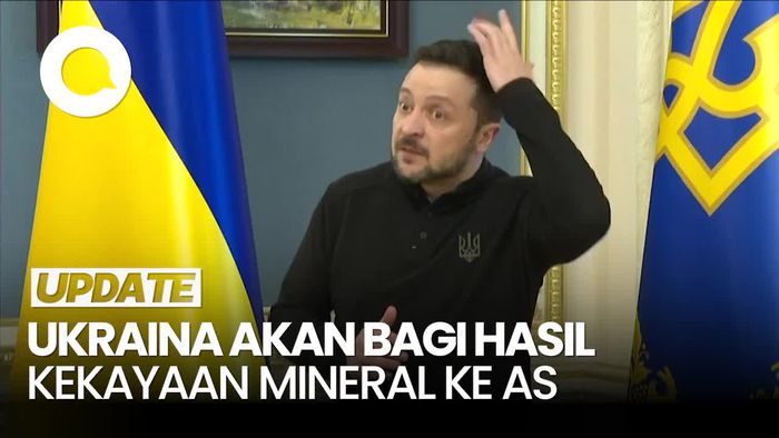 Video Zelensky soal Bagi Hasil Mineral ke AS: Tergantung Pembicaraan dengan Trump