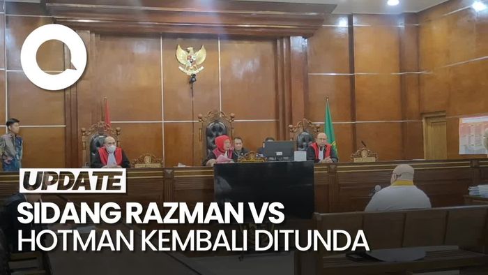 Video: Sidang Razman di PN Jakut Ditunda karena Hotman Masih Sakit