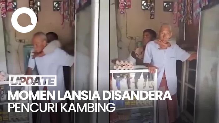 Video: Heboh Pencuri Kambing di Palu Sandera Lansia Pakai Parang