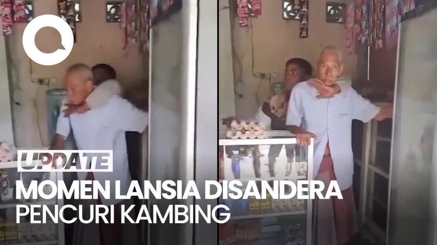 Video: Heboh Pencuri Kambing di Palu Sandera Lansia Pakai Parang