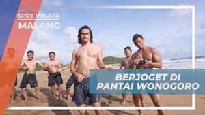 Bergoyang Ria sambil Berjoget di Pantai Wonogoro, Malang