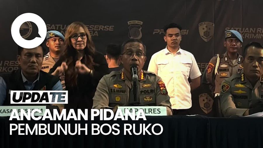 Video: Pelaku Pembunuhan Cor Jasad Bos Ruko di Jaktim Terancam 15 Tahun Bui