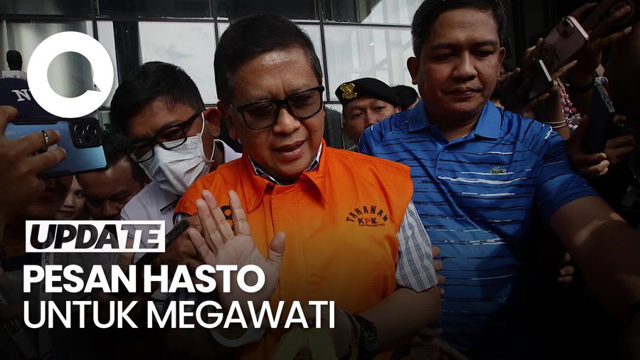Video: Hasto Minta Megawati Tak Jenguk Dirinya di Rutan KPK