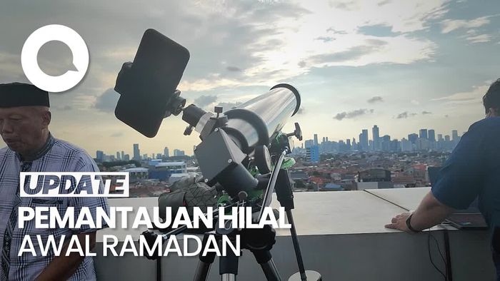 Video Pemantauan Hilal Awal Ramadan 1446 H di Kemenag Jakarta