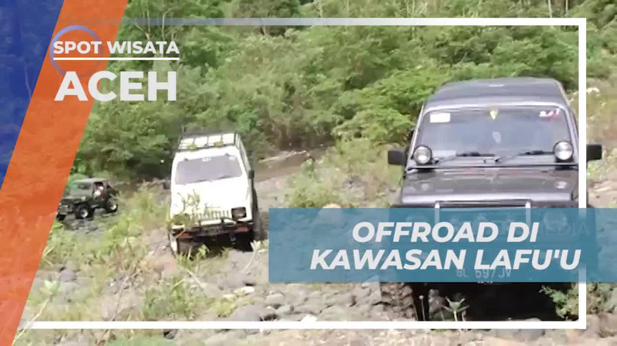 Berkendara Offroad Menantang di Kawasan Lafuu, Aceh