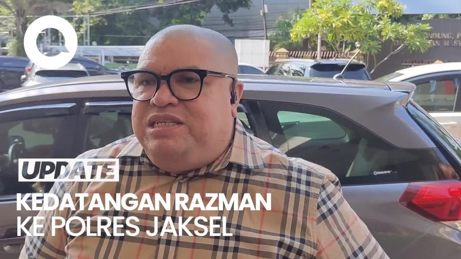 Video: Razman ke Polres Jaksel, Pastikan Laporan terhadap Nikita Mirzani Berjalan