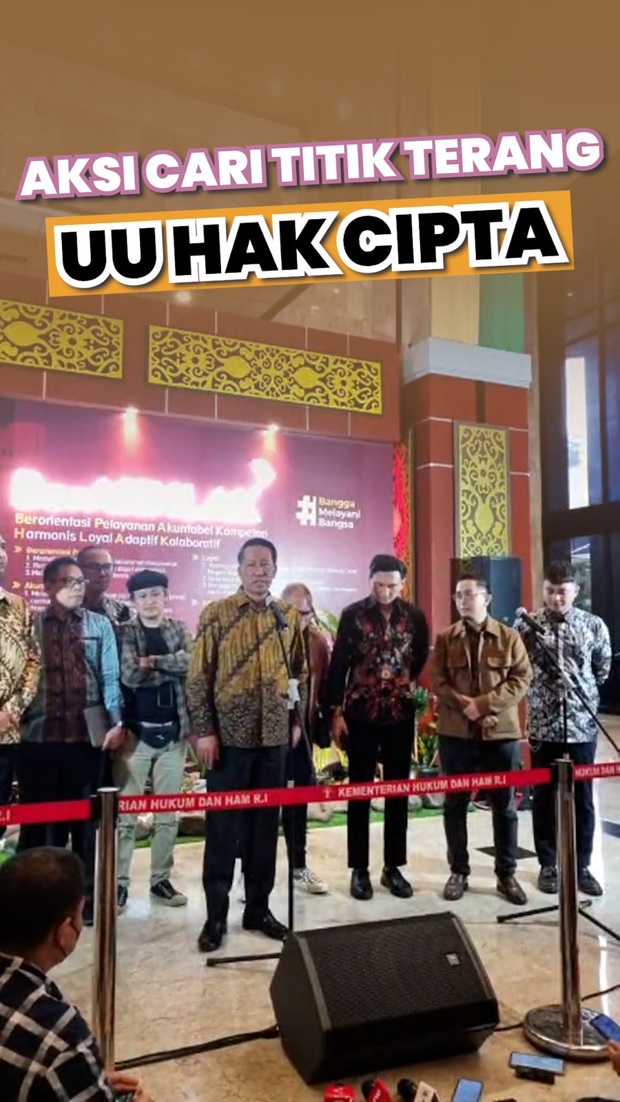 Video: Yang Disampaikan Piyu Padi hingga Anji Saat Sambangi Kemenkum