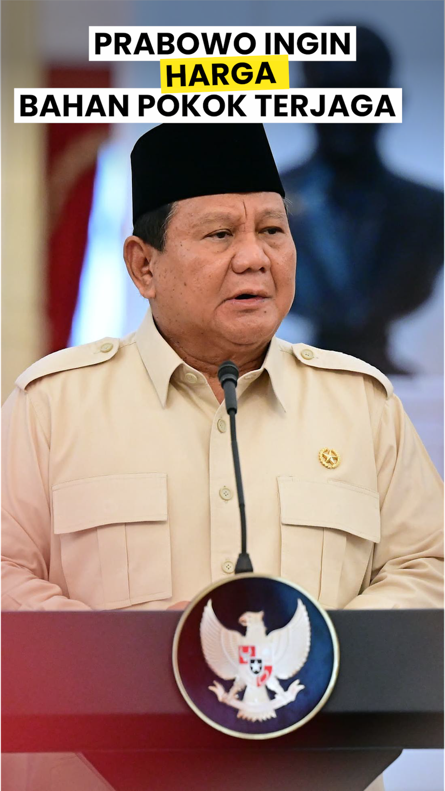 Video Prabowo Minta Jajarannya Cegah Harga Bahan Pokok Melonjak Saat Ramadan