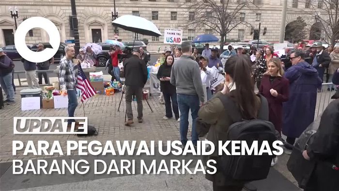 Video: Pegawai USAID Dikasih Waktu 15 Menit Kemasi Barang dari Markas