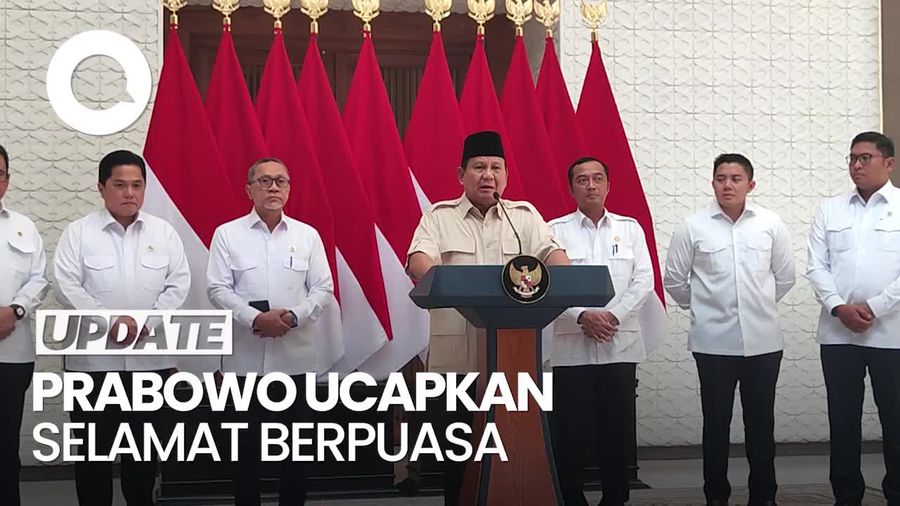 Video Prabowo: Selamat Berpuasa, Mohon Maaf Lahir dan Batin